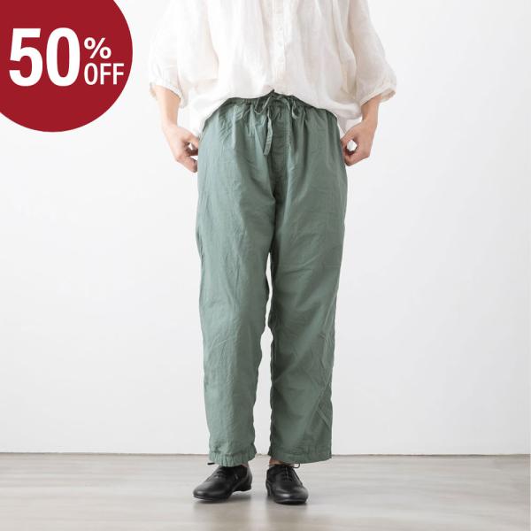HTS HARROW TOWN STORES イージーパンツ　カーゴパンツ HTS(エイチティーエス) COTTON PLAIN OVERDYE EASY PANTS
