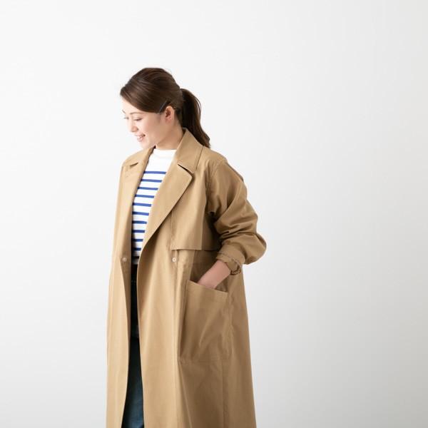 レリル トレンチコート アウター ロング丈 スナップボタン 高機能 撥水 ギャバジン ポリエステル ベージュ ブラック 雨天 通勤 旅行 Lelill 591 Ll012 591 Bluebeat Web Store ブルービート 通販 Yahoo ショッピング