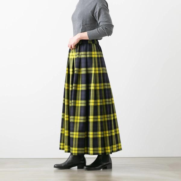 O'NEIL of DUBLIN（オニールオブダブリン） PLEATED MAXI SKIRT