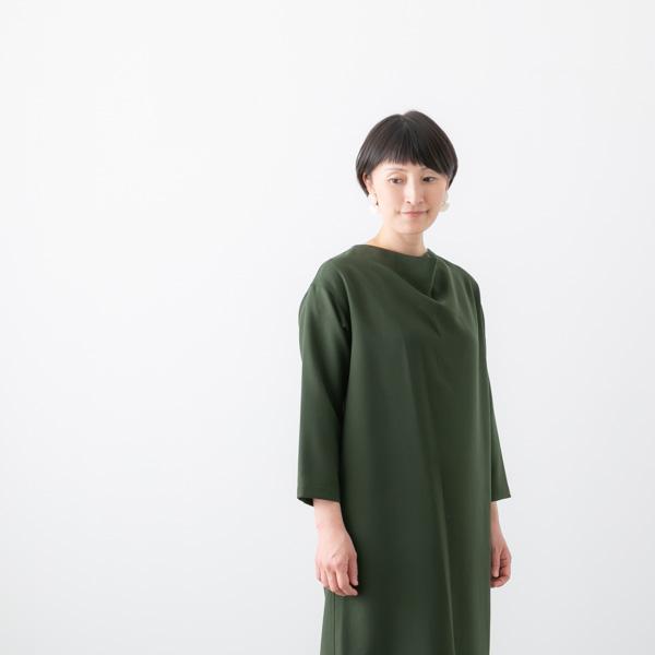 サラウェア ワンピース ドレス ソフトジェントル ベルト付き 長袖 グリーン ブラック シンプル オフィス オケージョン セレモニー 秋冬 Sarah Wear C Ls002 C Bluebeat Web Store ブルービート 通販 Yahoo ショッピング