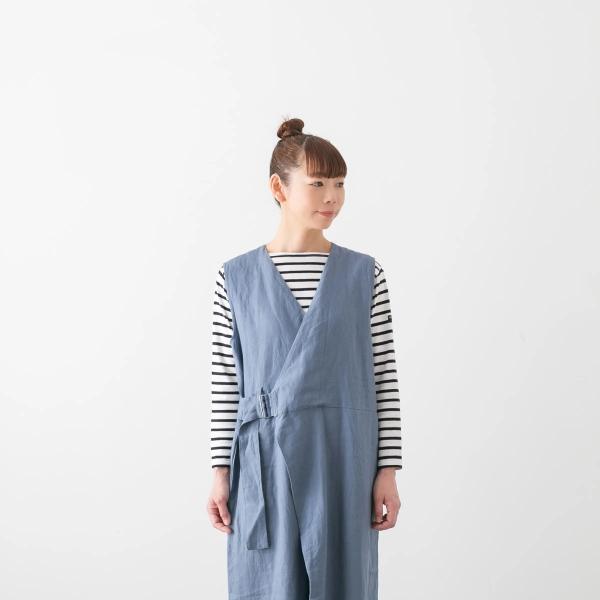 S'YTE オーガニックコットン ワッシャー ラップキュロットパンツ 26SS UNIVERSAL TISSU（ユニヴァーサルティシュ） トリプルワッシャー