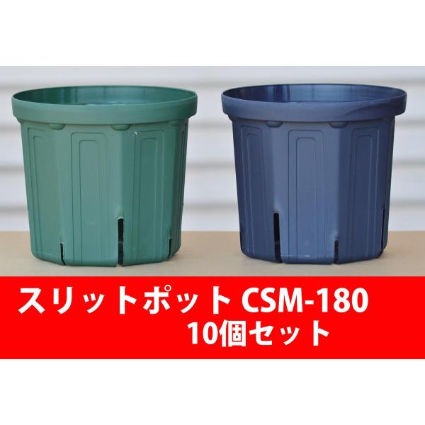 根のサークリング防止 スリットポット 18cm CSM-180 10個セット