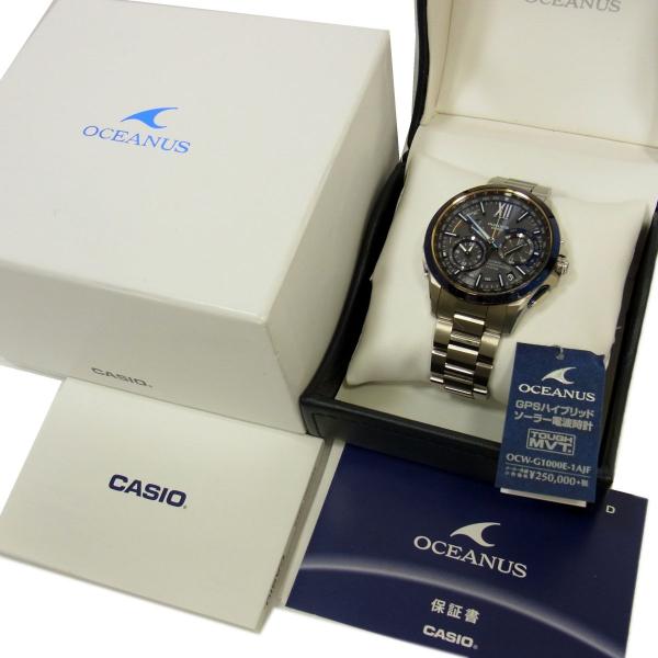 OCEANUS 定価275,000円◇CASIO OCW-G1000-1AJF GPS ハイブリッド