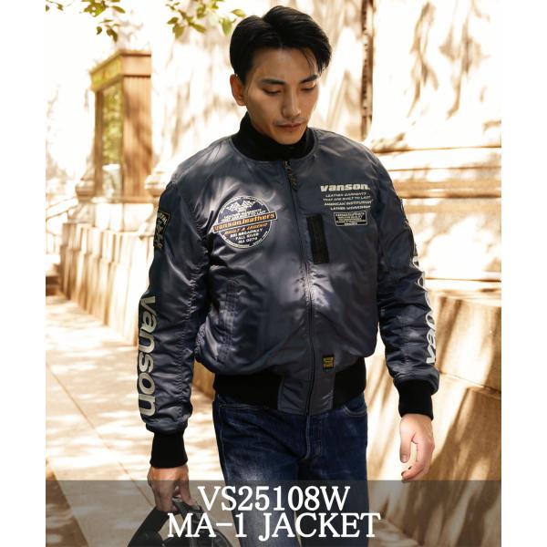 VANSON バイクジャケット ミリタリージャケット ma1メンズ
