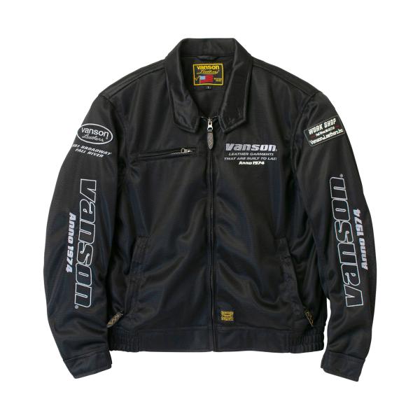バイクジャケット バンソン vanson メッシュジャケット 夏用 フル