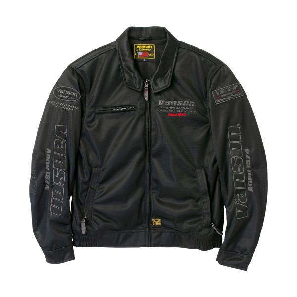 バイクジャケット バンソン vanson メッシュジャケット 夏用 フル