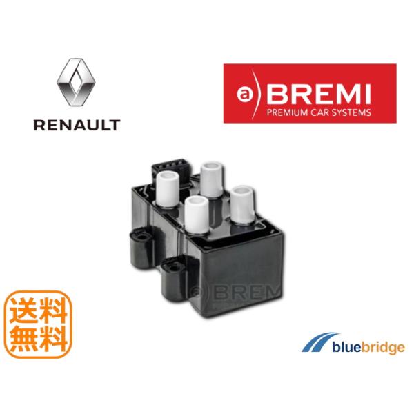 新品 BREMI ルノー トゥインゴ 初代 1.2L 06D7F イグニッションコイル 