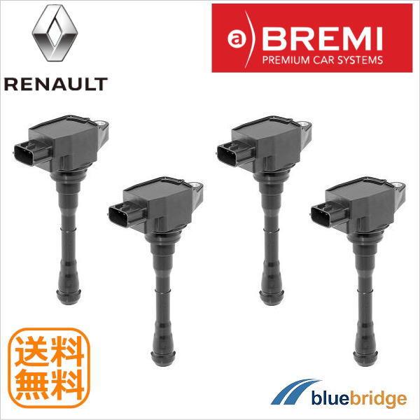 BREMI ルノー イグニッションコイル 4本セット 【公式通販】