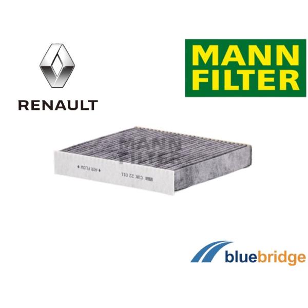 MANN-FILTER ルノー キャプチャー2 JB型 5H型 JE型 活性炭入り エアコン フィルター 272770567R 272773151R 27277