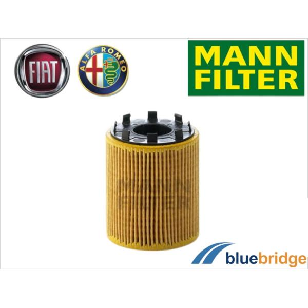 MANN-FILTER アバルト 124 スパイダー プント グランデプント 1.4 オイルフィルター 6000633302 6001073250 717654