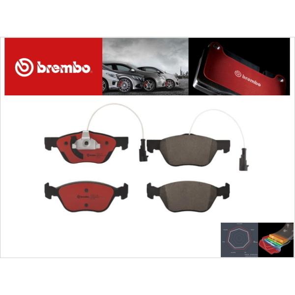 BREMBO フロントブレーキパッド 新品 アルファロメオ 147 156 GT フィアット ムルティプラ プント P23077N 9948845 773622