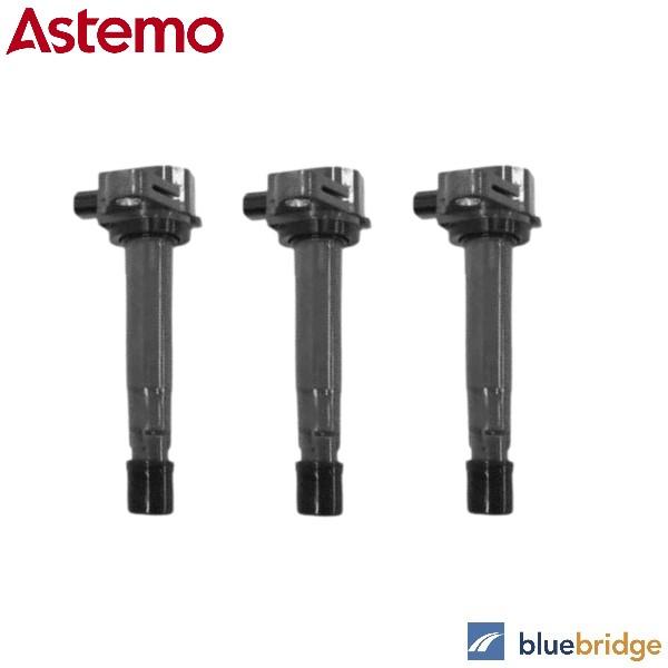 3本セット ASTEMO ホンダ アクティ トラック HA8 HA9 アクティ バン HH5 HH6 イグニッションコイル 30520-RS8-004 U15H01-COIL
