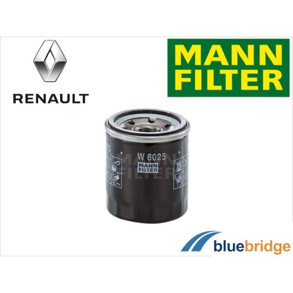 MANN-FILTER ルノー メガーヌ 1.6 BBM5M スポーツ ツアラー KBM5M オイルフィルター 152009645R 152085758R