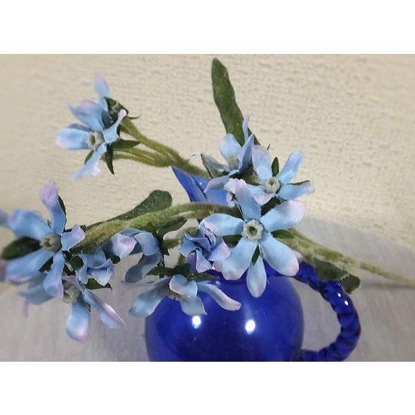 ブルースタ 一本立ち水色の花 ブルースター 造花 ブライダル oreab23b Flower Shop Blue Candle 通販 Yahoo ショッピング