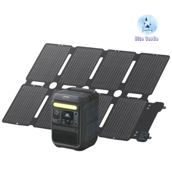 Anker Solix C300 Portable Power Station ＋ PS100 Compact Solar