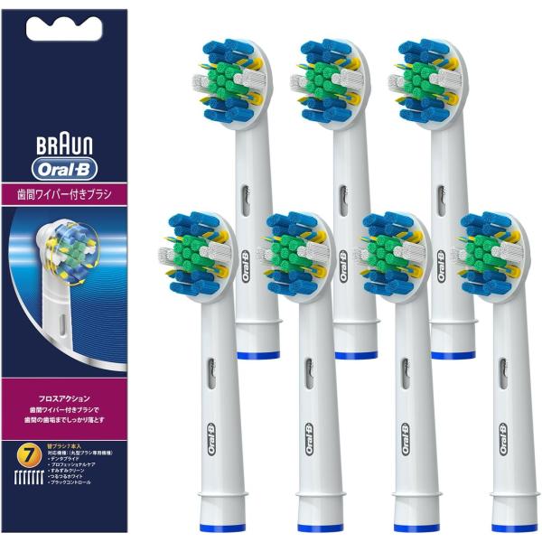 BRAUN Oral-B 歯間ワイパー付きブラシ 7本入り Amazon | 【セット買い】オーラルB 替えブラシ 歯間ワイパー付ブラシ7
