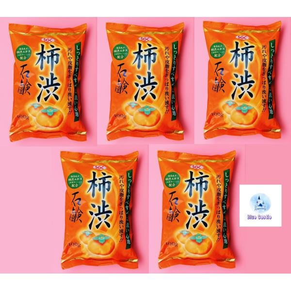 SOC 柿渋石鹸 100g×5個セット