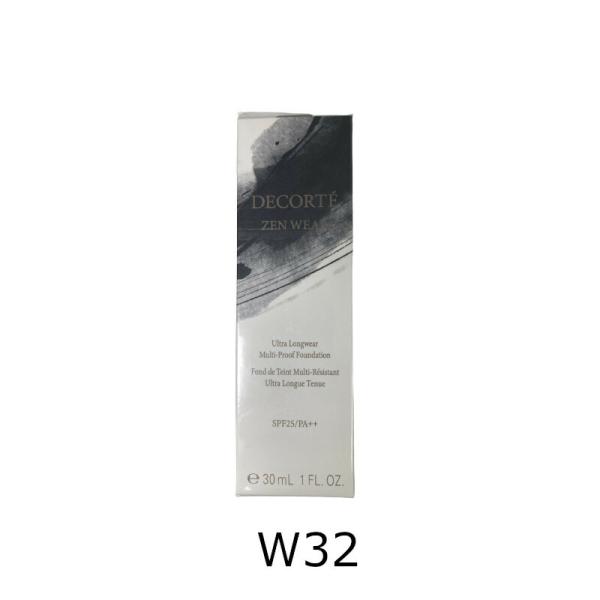 コスメデコルテ ゼン ウェア フルイド W32 30ml/ リキッドファンデーション SPF25・PA++ 毛穴カバー 透明感 素肌感 /+lt14+
