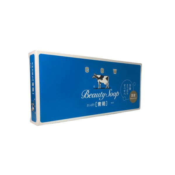 カウブランド COW 牛乳石鹸 青箱 さっぱり 6個入 石けん : スタイル