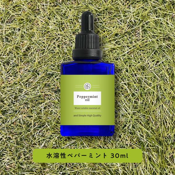 アロマ 水溶性 エッセンシャルオイル ペパーミント 30ml アロマオイル [ 水に溶ける 薄荷 はっか ハッカ ハッカ油 はっか油 癒し いい匂い ]+lt3+