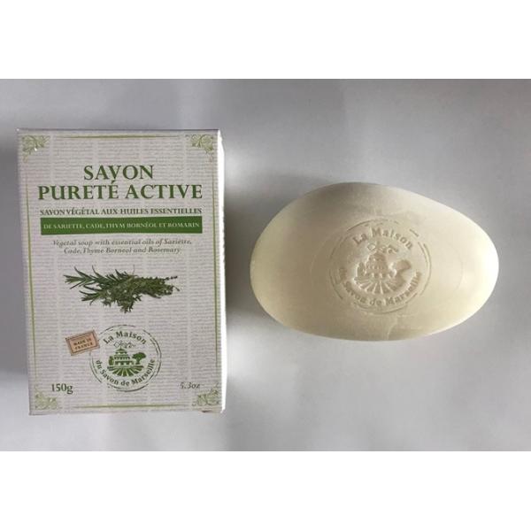 Savon de Marseille Soap with essential oils,Purete active 150g（新品・未使用）