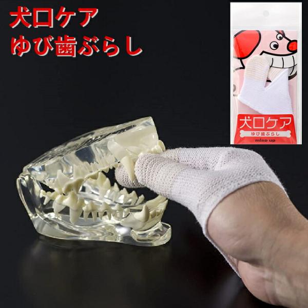 他サイト： [マインドアップ] 犬口ケア ゆび歯ぶらし 犬用歯ブラシ 4947651907004の商品画像