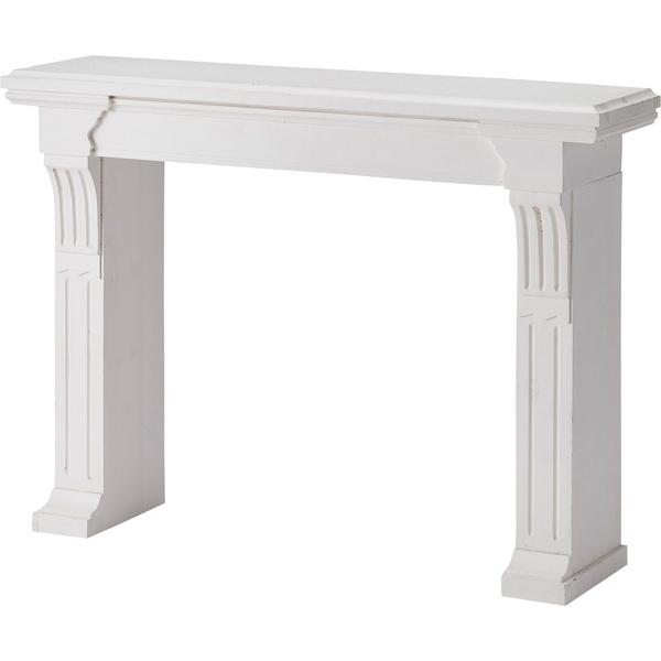 マントルピースにホワイトカラーが登場。細部までこだわった装飾がエレガントな空間を演出します。お部屋はもちろん、玄関先などに置いて生活感を感じさせないおしゃれな空間づくりとしても活躍します。流行の韓国インテリアとしてもおすすめです。　※韓国イ...