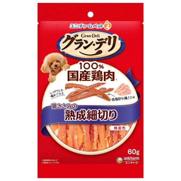 グラン・デリ [ユニ・チャーム] おやつ 鶏ささみの熟成細切り 60g 日本