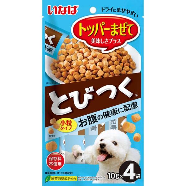 ［いなばペットフード］いなば とびつく トッパー お腹の健康に配慮 10g×4袋 中国(自社工場)