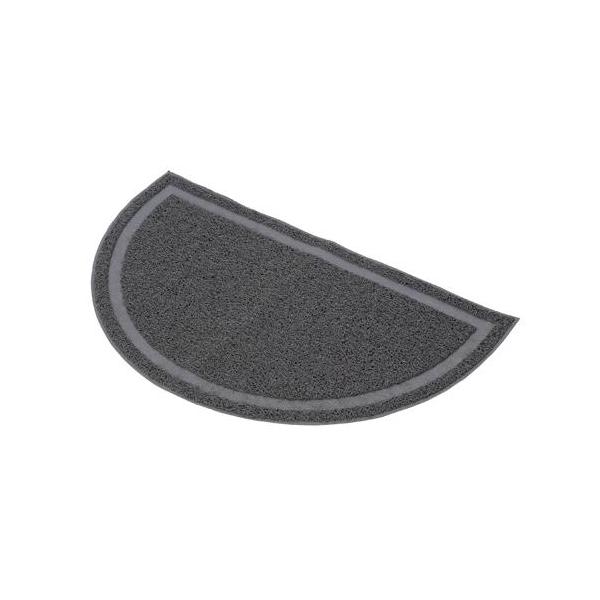 足についた猫砂を落とします。シンプルなデザイン・トイレやケージ前に置いて足裏についた猫砂を落とす・ネコちゃんの足裏にも優しい弾力性のあるマット(立体ループ構造)