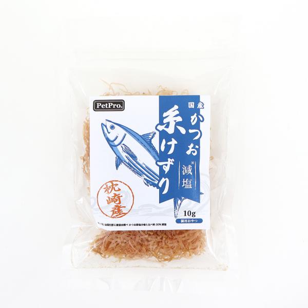 ［ペットプロジャパン］ペットプロ 減塩かつお糸けずり 10g 日本