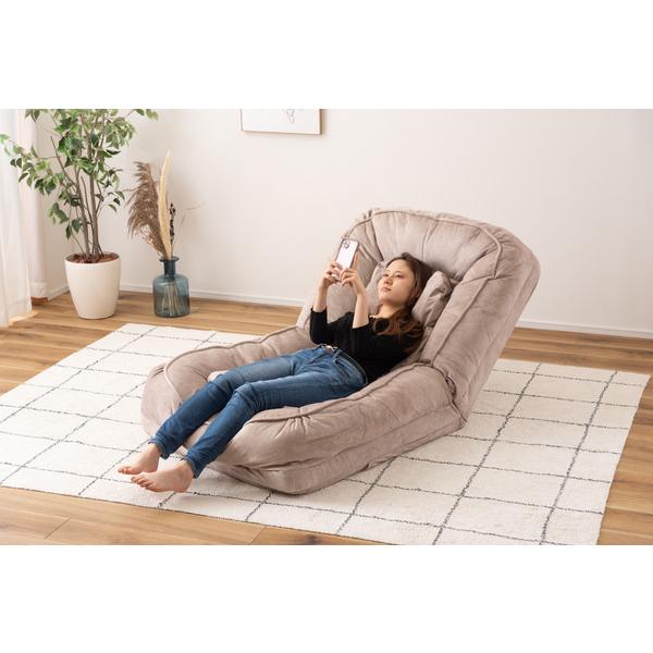 東谷 ソファベッド ベージュ W85×D105-165×H27-77×SH14 完成品 RKC