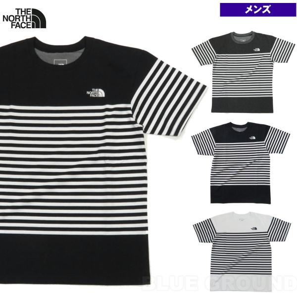 月初セール53%オフ ザ・ノース・フェイス / パネルボーダーTEE メンズ ・ Tシャツ T 半そで ボーダー アウトドア キャンプ ウォーキング ハイキング アウトドア