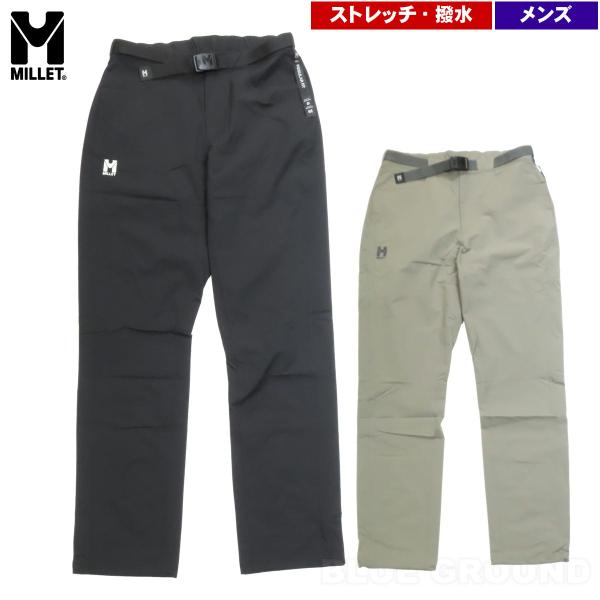最終9%オフ ミレー / ビオナセ パンツ メンズ ・ ソフトシェル ストレッチ 撥水 軽量 ライト 細身 スマート スッキリ アウトドア ブランド おしゃれ MILLET 送料