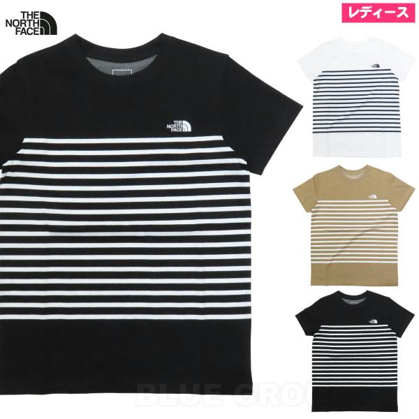 在庫セール46%オフ ザ・ノース・フェイス / SSパネルボーダーTee レディース ・ Tシャツ T 半そで ボーダー コットン ポリエステル ベーシ