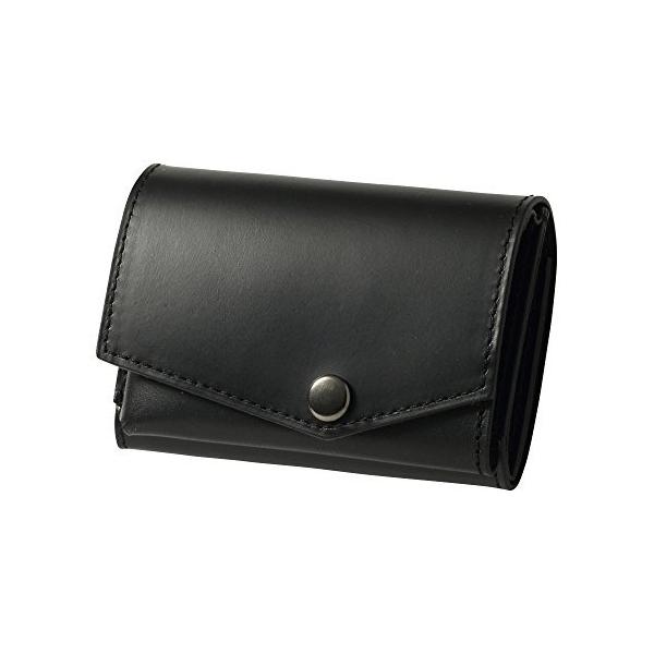 他サイト： 小さい財布 abrAsus ブッテーロレザーエディション ブラック メンズ 財布 プレゼント ギフト 日本製の商品画像