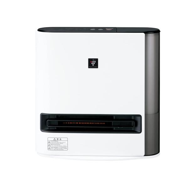 他サイト： シャープ 加湿 セラミックファンヒーター 暖房 6(8)畳/加湿 11(18)畳/プラズマクラスター 7000 6畳 大風量 ホワイト HX-PK12の商品画像