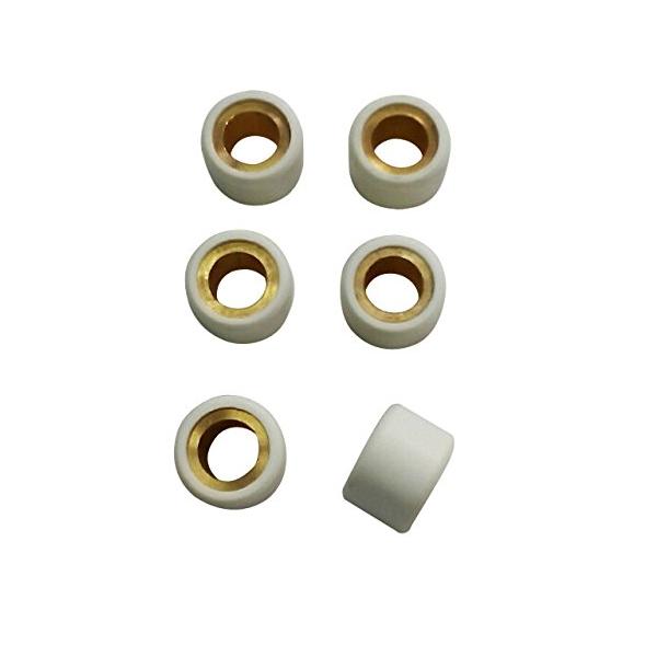 φ17×T12/6個入り※ローラー色はg数などにより異なる場合があります。主な適合車種:セピア系/ZZ/アドレス系/ZZ/ストリートマジック５０/ストリートマジック１１０/アドレスV100/アドレス110/レッツ/レッツ４/レッツ５/アドレ...