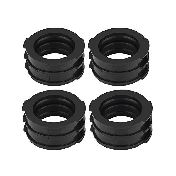 インテークマニホールド 偉大なアフターマーケットの交換キャブレターのインターフェイスアダプタ に適しています v max1200インマニ キャブレター インシュレーター 簡単にインストールして、オートバイキャブレターに完璧にフィット に適し...