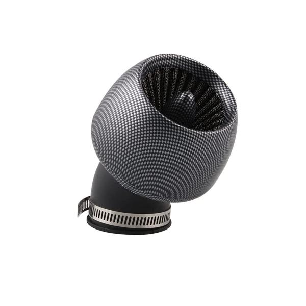 RUIEN 汎用 バイク用 カーボン調 エアフィルター パワーフィルター エアクリーナー 28mm 35mm 42mm 48mm JAZZ マグナ50