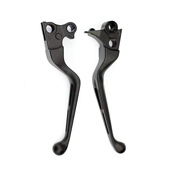 新しい3スロットワイドブレードエルゴノミックレバーこれらの幅広のブレードレバーは、エッジが滑らかになっており、10度回転して手に快適にフィットします。工場のレバーを直接交換する素材：ビレットアルミニウムレバーはペアで提供され、ピボットブッシ...