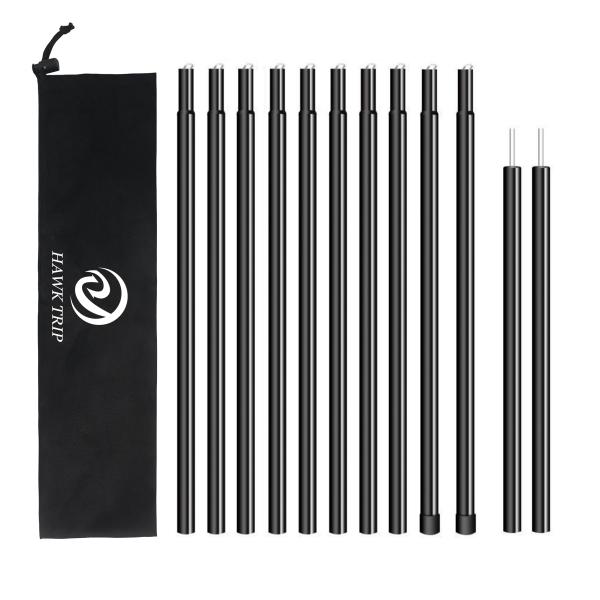 【商品概要】中型?大型タープに適したポール。取り外し可能、軽量、持ち運びしやすい【商品説明】中型?大型タープに適したポール。取り外し可能、軽量、持ち運びしやすい【商品詳細】ブランド：HAWK TRIP商品種別：スポーツ＆アウトドア商品名：天...