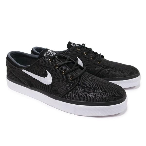 ナイキ スニーカー メンズ おしゃれ Nike スケート シューズ Skateboarding Zoom Stefan Janoski Premium Se Black White Ooo Nk 011 Blueism 通販 Yahoo ショッピング