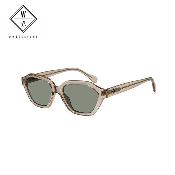 BLANC.ブラン レディース クリアフレーム サングラス/アイヴァンモスコット BLANC../ブラン】別注 B0039-PC GREY ex Sunglasses（サングラス