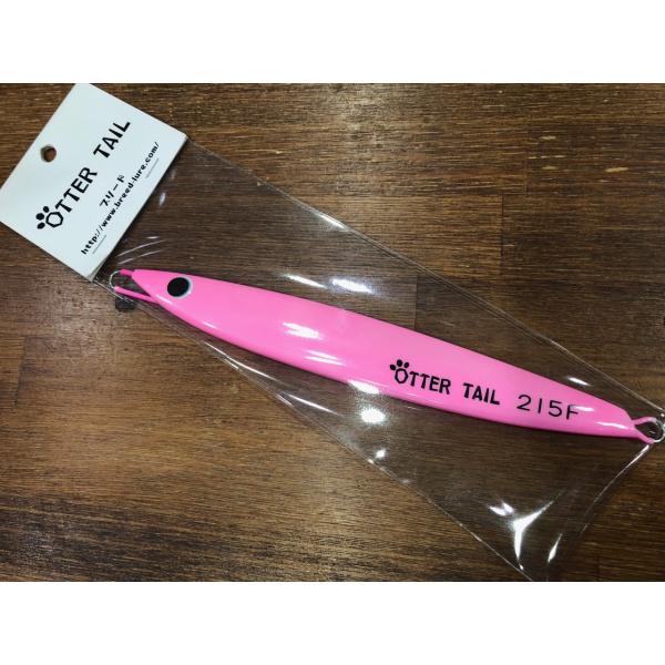 ブリード　オッターテイル 鉛 フラット 215ｇ ピーチ（ピンクグロー）