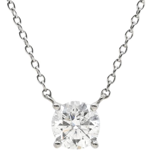 Ｐt900.850【WISP】ダイヤモンドネックレス/ダイヤ綺麗/ウィスプ ウィスプ ネックレス ダイヤモンド 0.546ct Pt900 シルバー 1Pダイヤ