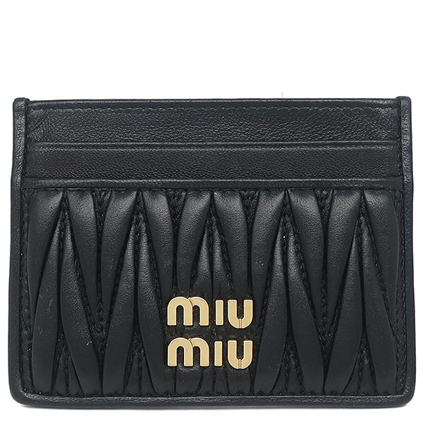 miu miu（ミュウミュウ） カードケース マテラッセレザー カードケース