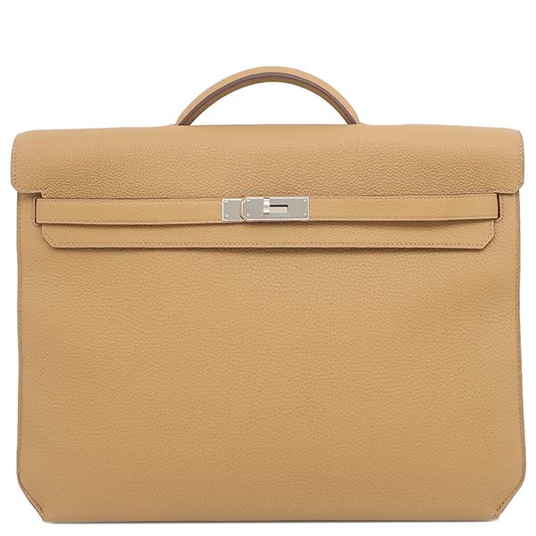 HERMES（エルメス） ブリーフケース ケリー デペッシュ トゴ ベージュ 
