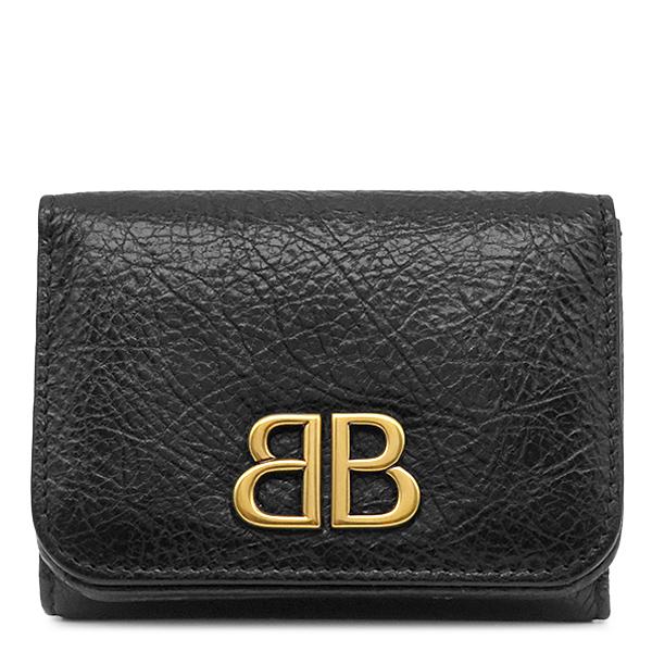 BALENCIAGA（バレンシアガ） 三つ折り財布 モナコ BBロゴ ミニ財布