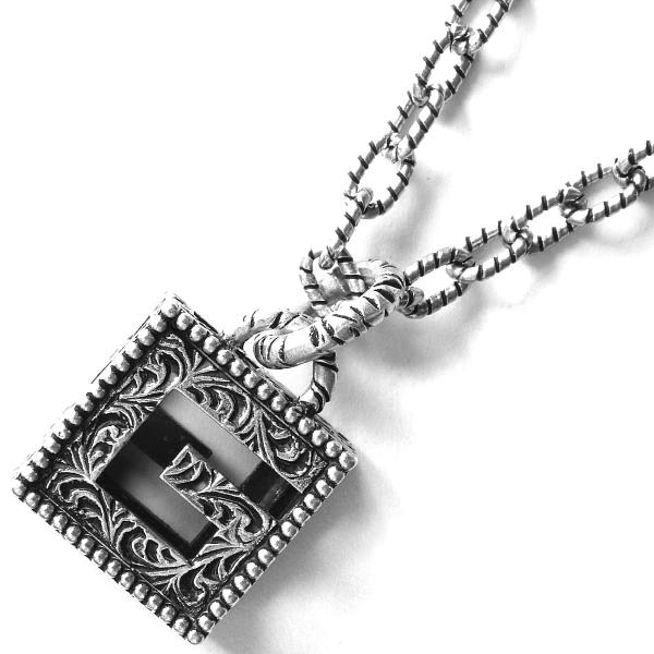 GUCCI（グッチ） ネックレス アクセサリー メンズ Gキューブ スクエアG